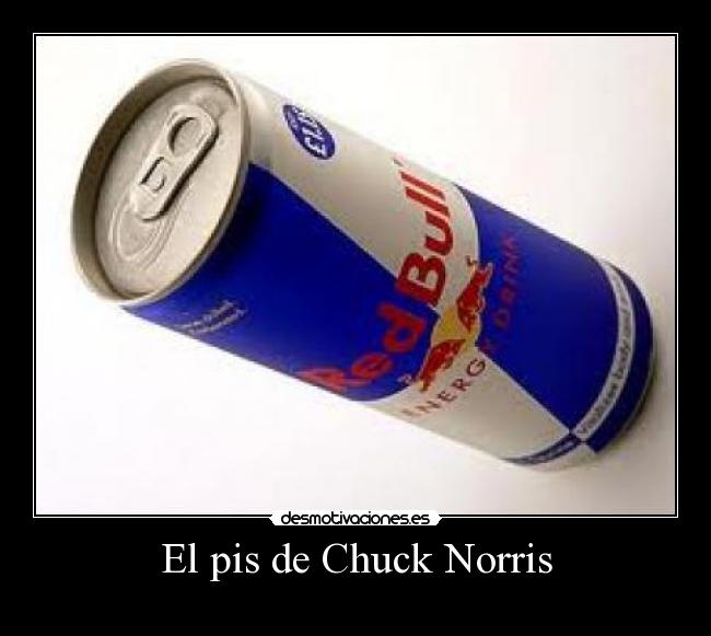 El pis de Chuck Norris -