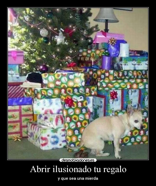 Abrir ilusionado tu regalo -
