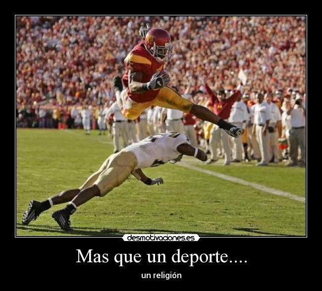 carteles futbol americano desmotivaciones