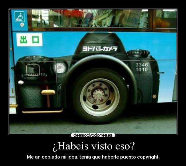 ¿Habeis visto eso? -