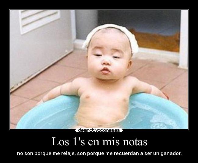 Los 1s en mis notas - 