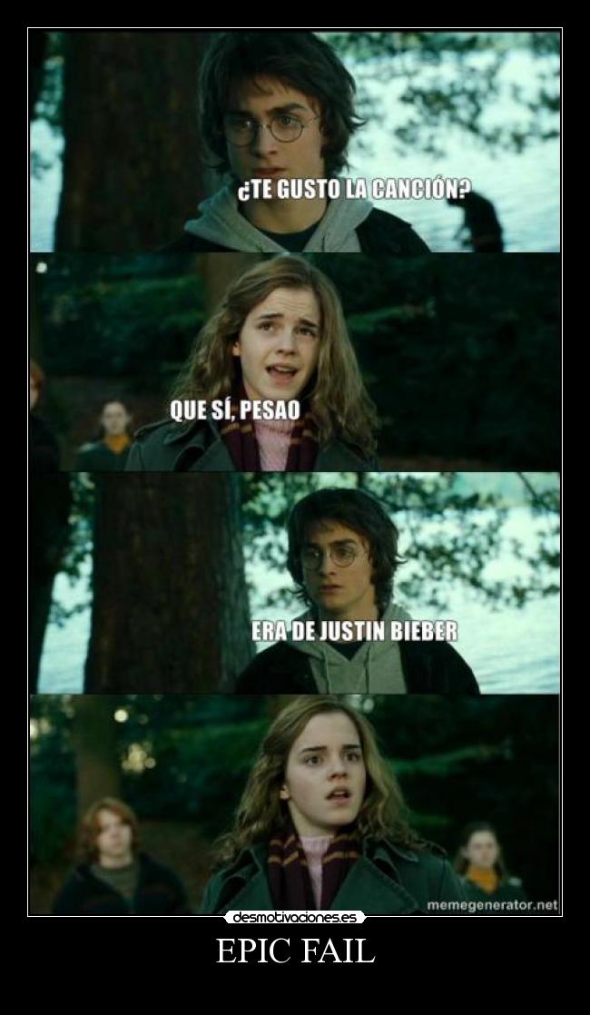 carteles fail epic fail retoque harry potter desmotivaciones