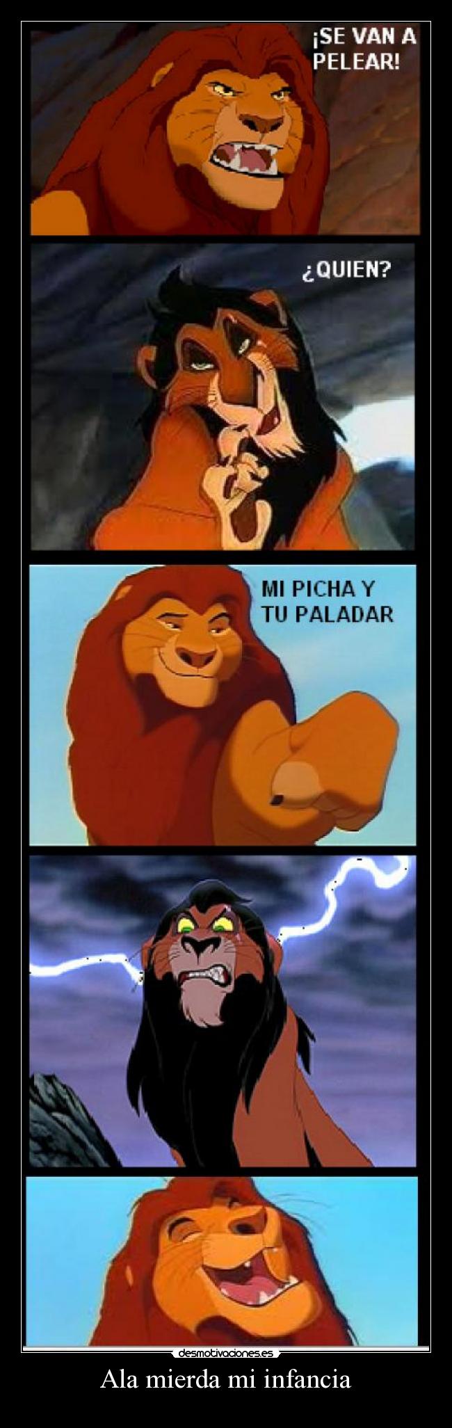 Ala mierda mi infancia - 