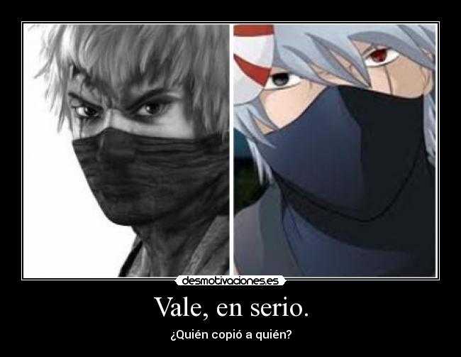 carteles kakashi naruto rikimaru videojuegos anime desmotivaciones
