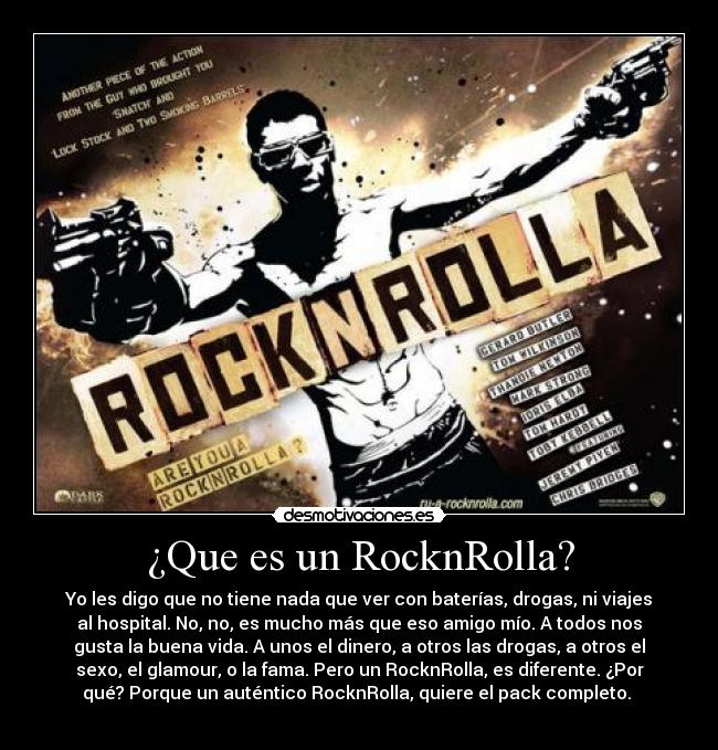 ¿Que es un RocknRolla? -