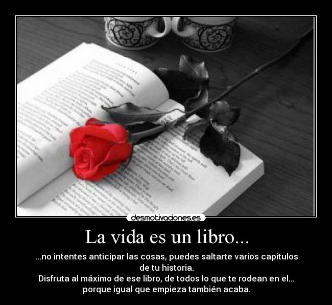 La vida es un libro... -