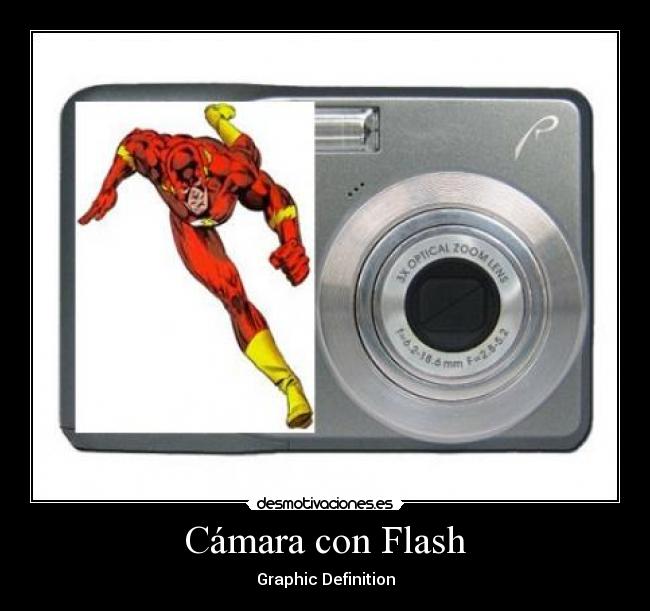 Cámara con Flash - Graphic Definition