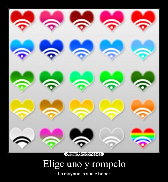 Elige uno y rompelo - 