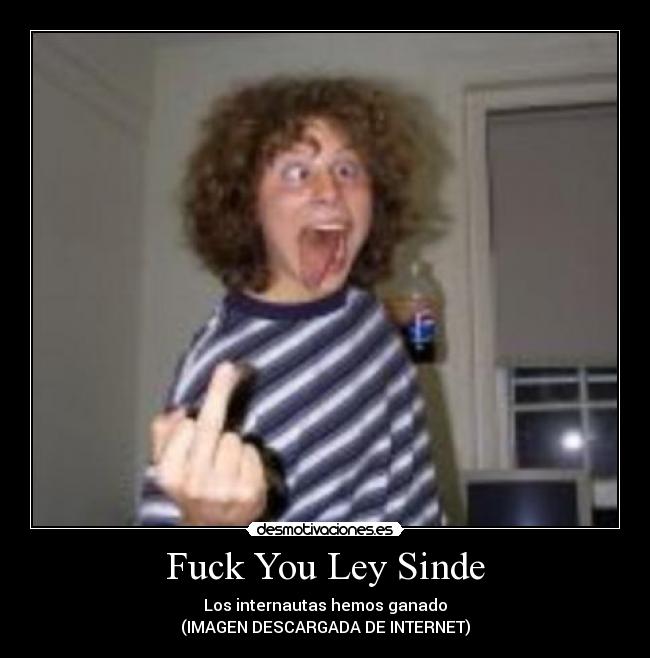 Fuck You Ley Sinde -