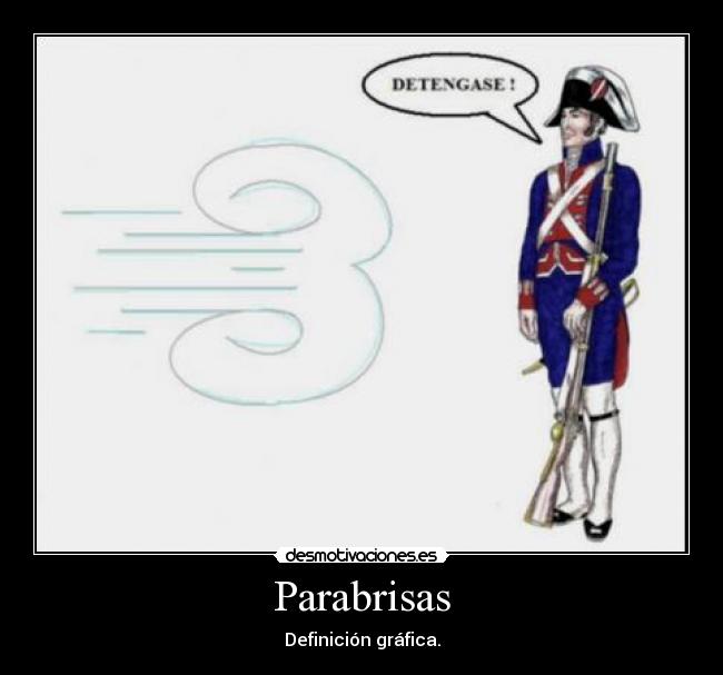 Parabrisas - Definición gráfica.