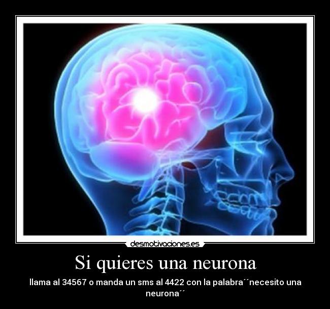 Si quieres una neurona - 