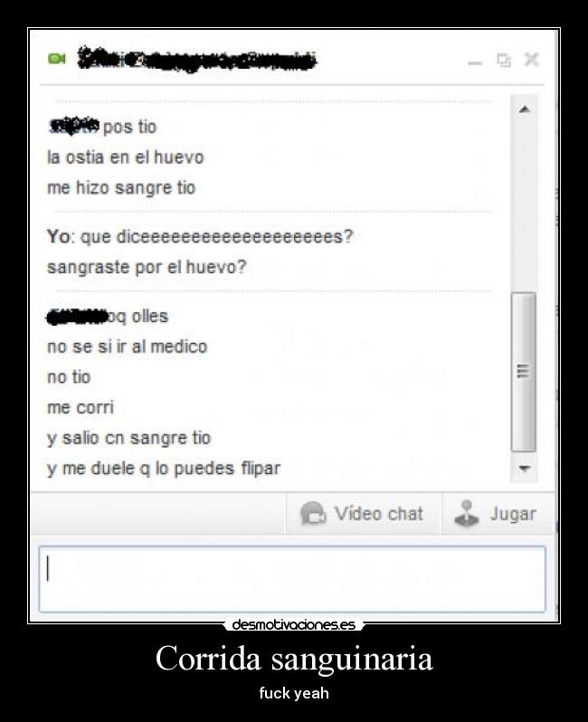 Corrida sanguinaria - fuck yeah