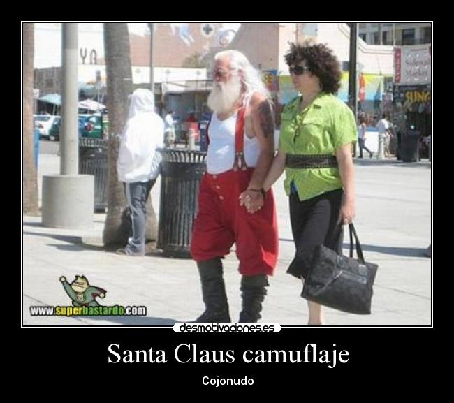 Santa Claus camuflaje - Cojonudo