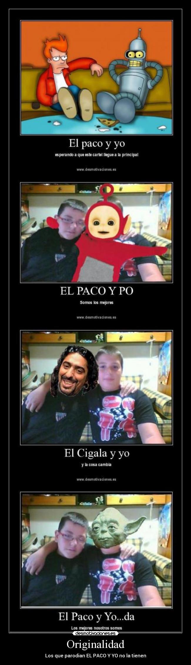 Originalidad - Los que parodian EL PACO Y YO no la tienen
