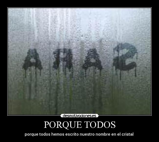 PORQUE TODOS - 