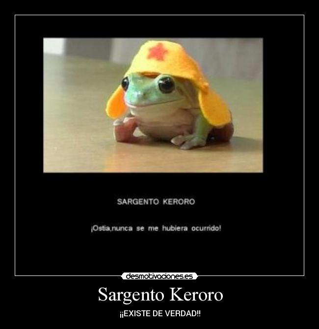 carteles sargento keroro desmotivaciones