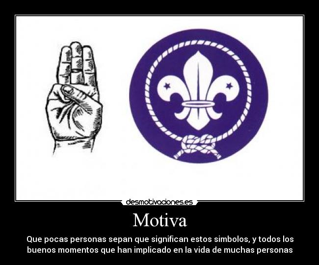 Motiva - Que pocas personas sepan que significan estos simbolos, y todos los
buenos momentos que han implicado en la vida de muchas personas