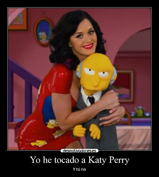 Yo he tocado a Katy Perry -