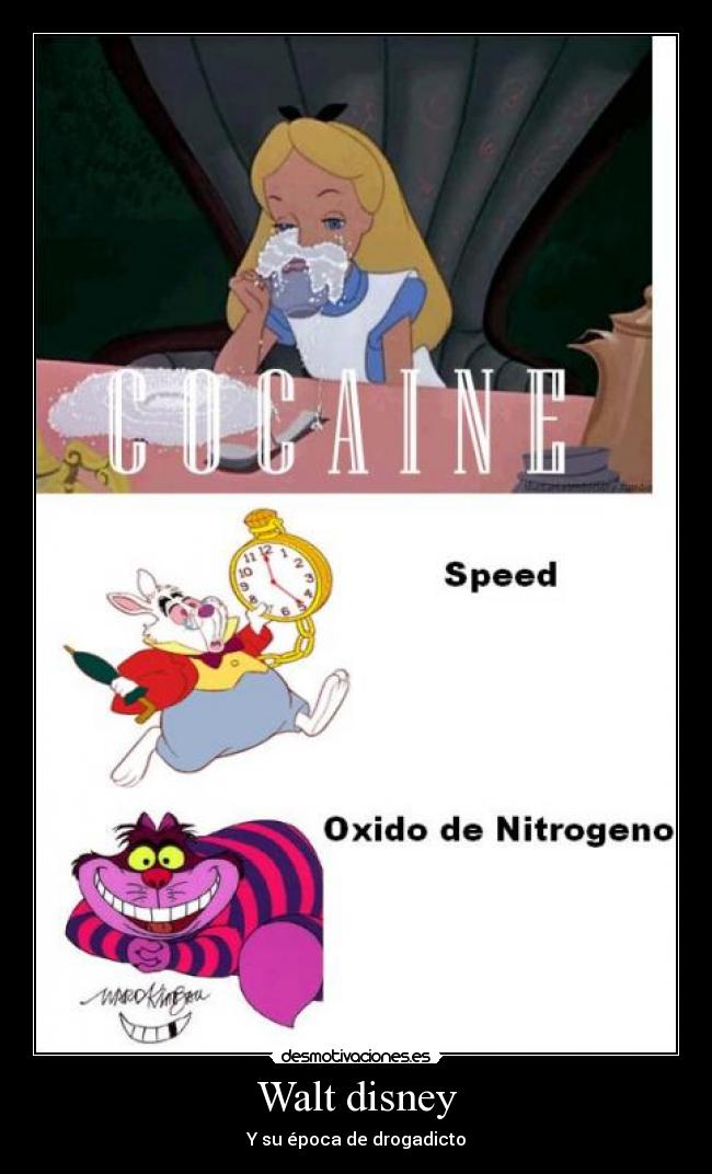 Walt disney - Y su época de drogadicto