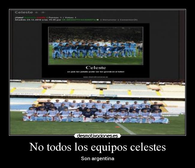 No todos los equipos celestes - 