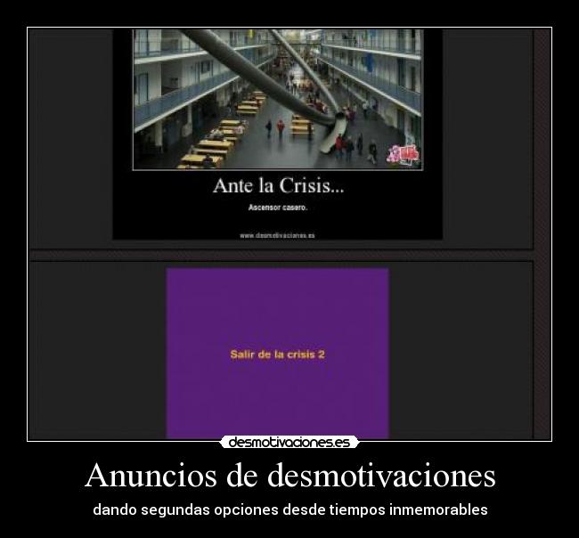 Anuncios de desmotivaciones - 