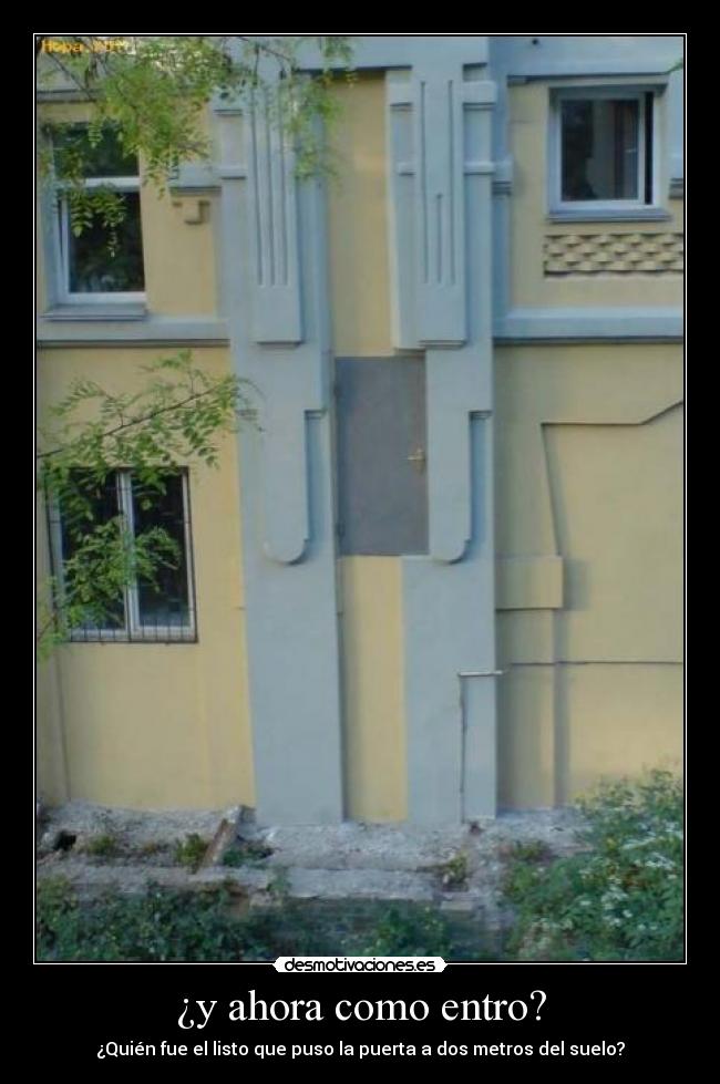 carteles edificios casas puertas desmotivaciones
