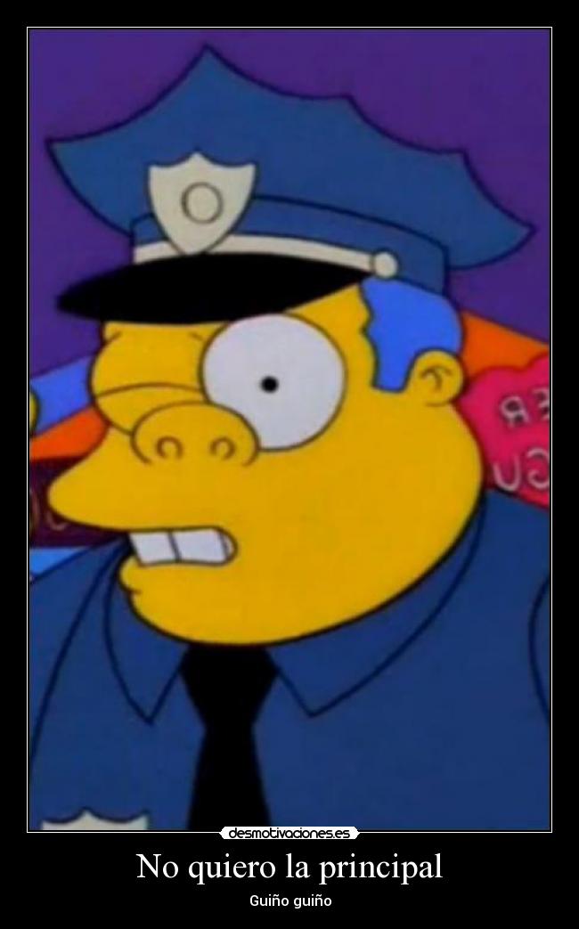 No quiero la principal - 