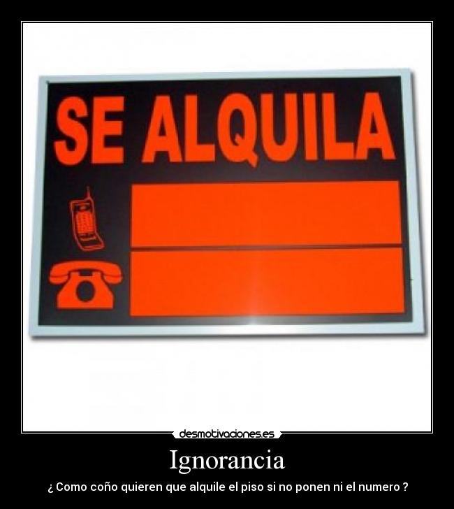 Ignorancia - 