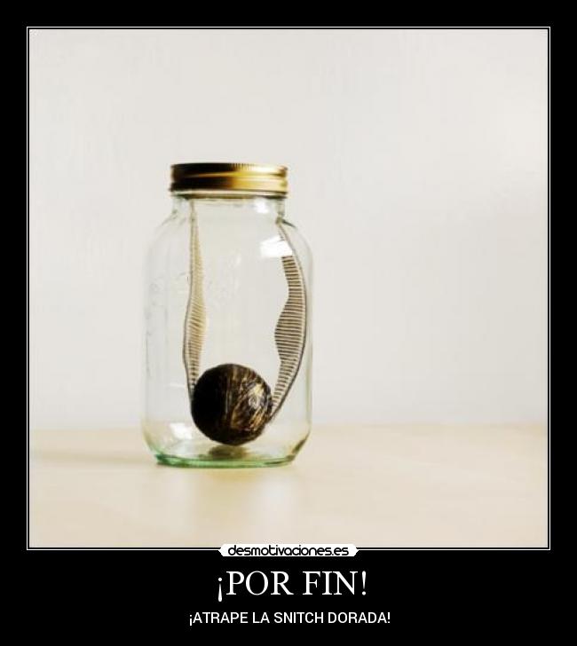 ¡POR FIN! -
