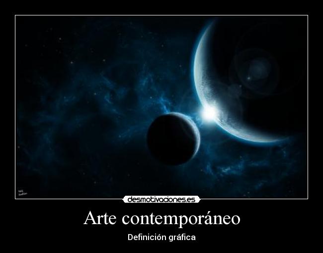 Arte contemporáneo - Definición gráfica