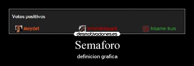 Semaforo - definicion grafica