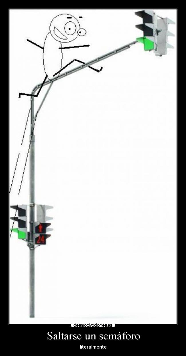 Saltarse un semáforo -