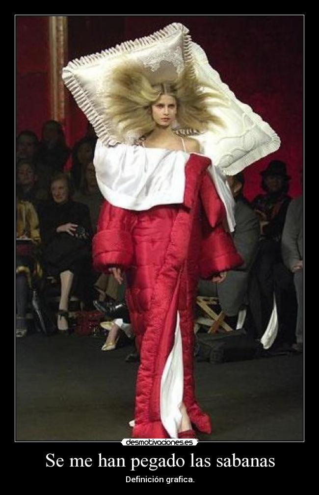 Se me han pegado las sabanas - 
