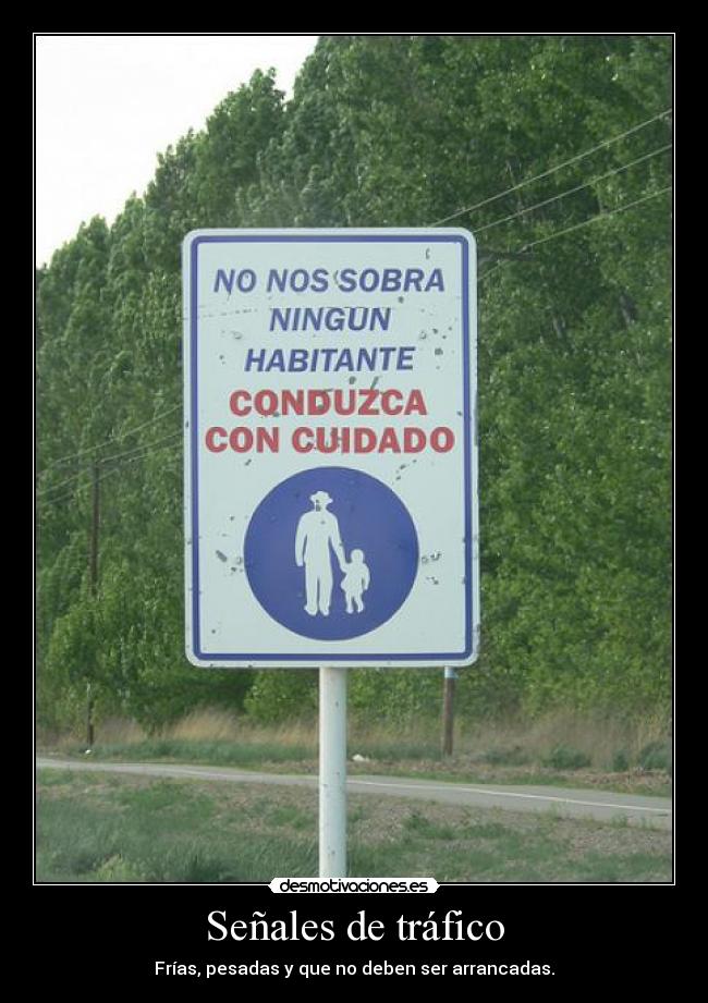 Señales de tráfico -