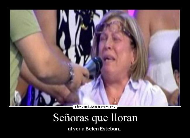 Señoras que lloran -