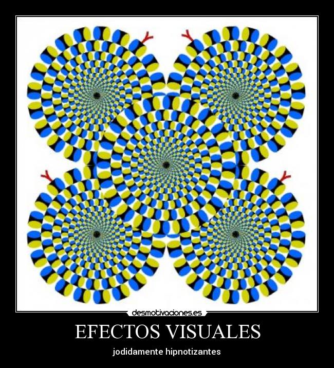 carteles efectos visuales desmotivaciones