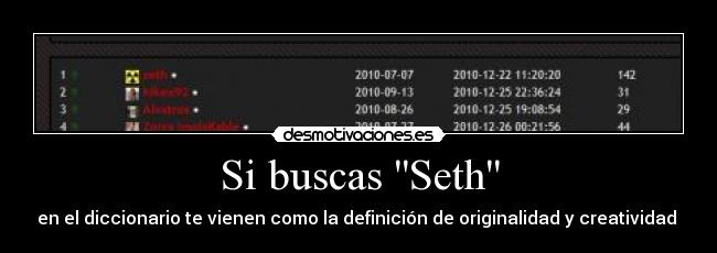 carteles seth desmotivaciones