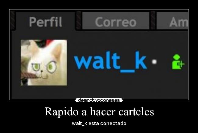 Rapido a hacer carteles - 