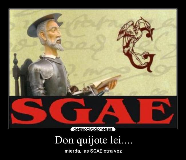 carteles sgae desmotivaciones
