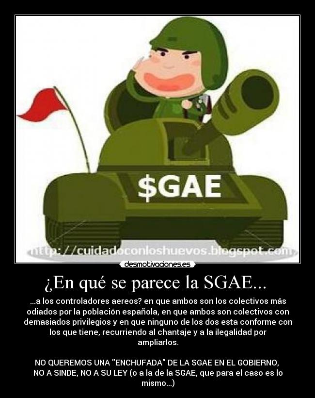 carteles ley sinde sgae pirata censura controladores aereos desmotivaciones