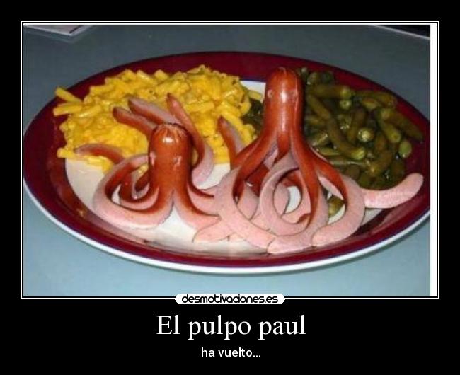 El pulpo paul - ha vuelto...