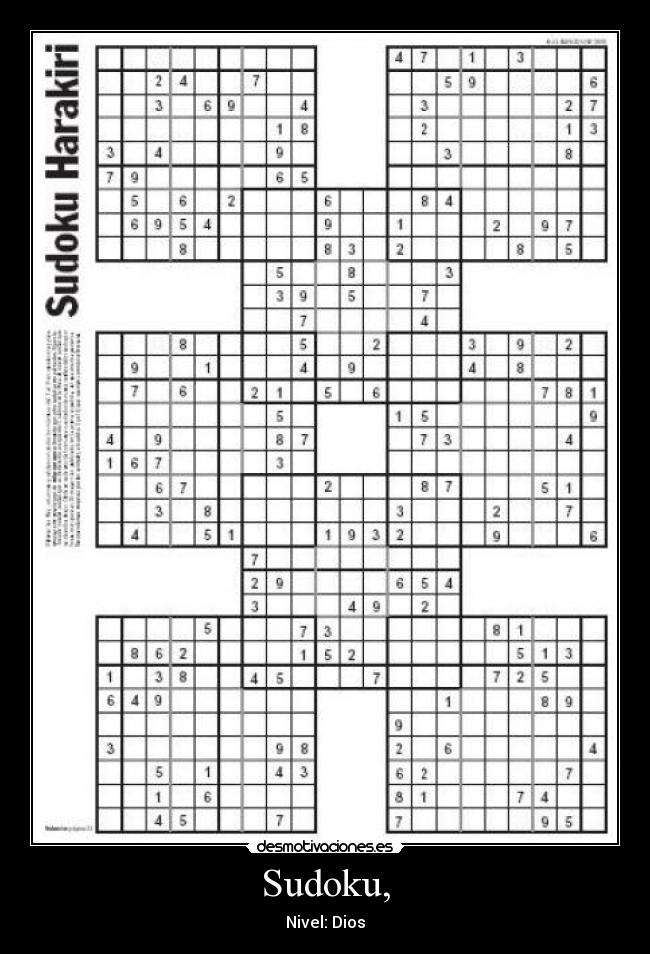 carteles sudoku desmotivaciones