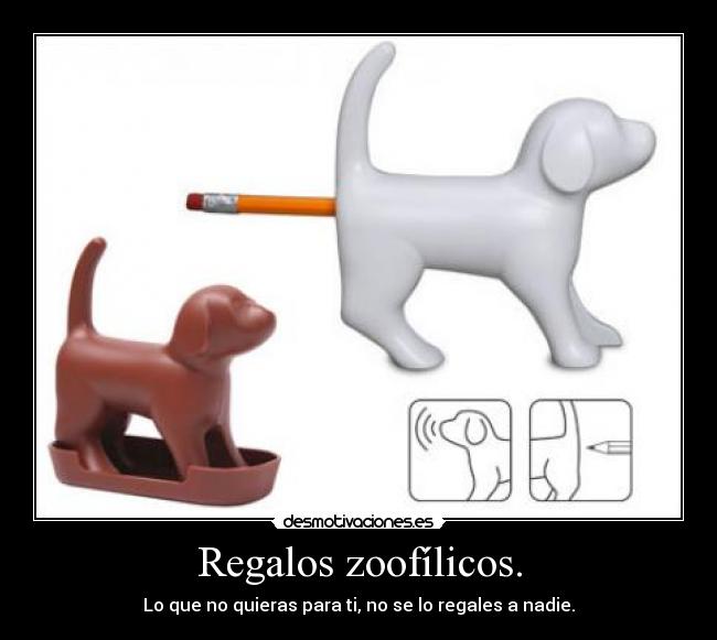 Regalos zoofílicos. - 