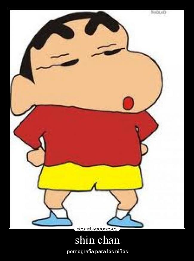 carteles porno shin chan desmotivaciones