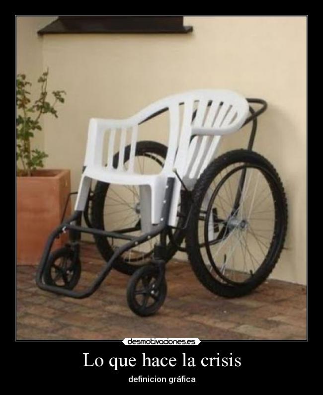Lo que hace la crisis - definicion gráfica