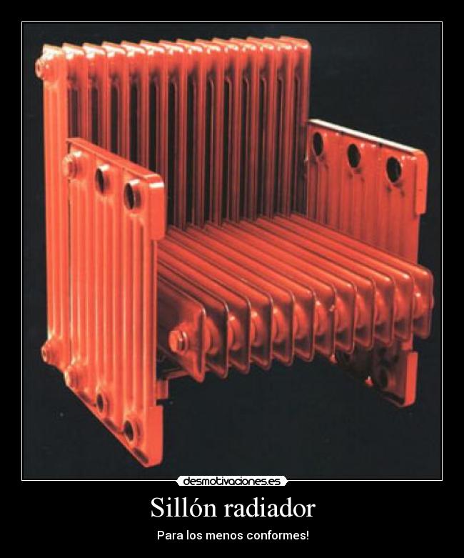 Sillón radiador -