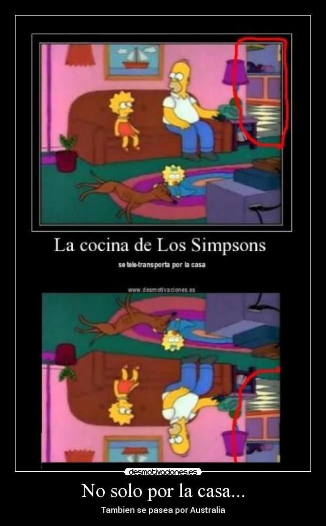 carteles casa simpsons desmotivaciones