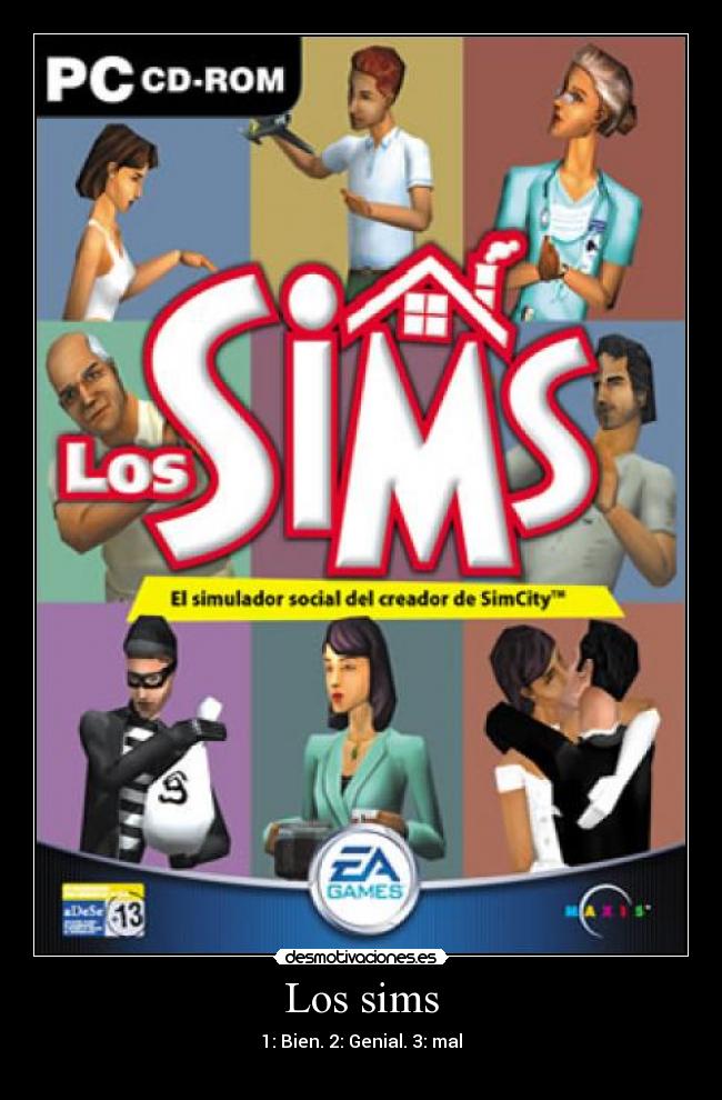 carteles los sims desmotivaciones