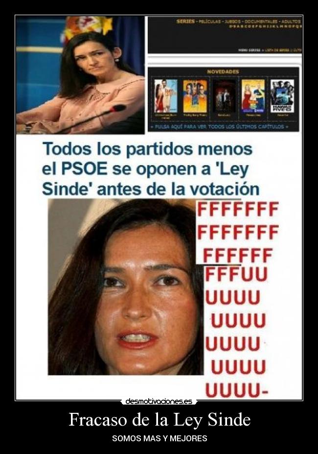 Fracaso de la Ley Sinde -