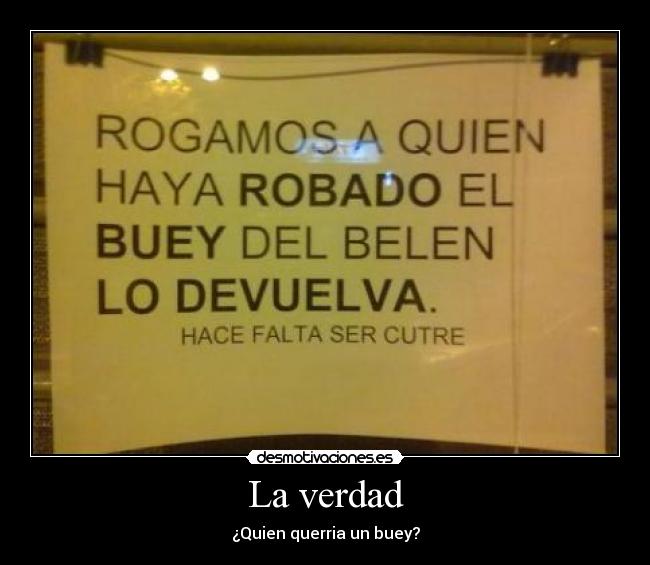 La verdad -